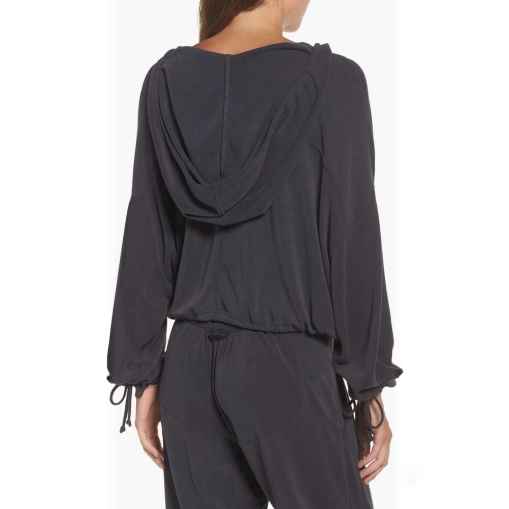 Free People FP Movement Yella Blouson Hoodie in Black - Size XS - Picture 4 of 13